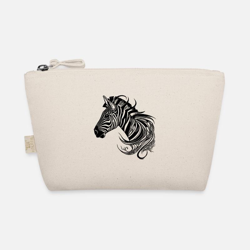 Wild Zebra Tattoo Style Lignes Trousse biologique