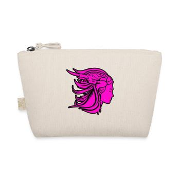 Viking Woman Viking Warrior - Organic Pouch - nature - Front