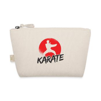 Japanischer Kampfsport Karate - Bio-Täschchen - Natur - Vorne
