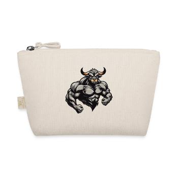 Bulle Stier Muskeln Workout Beast Gym - Bio-Täschchen - Natur - Vorne
