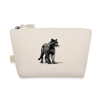 Elegant jungle animal big cat big cat big cat - Organic Pouch - nature - Front