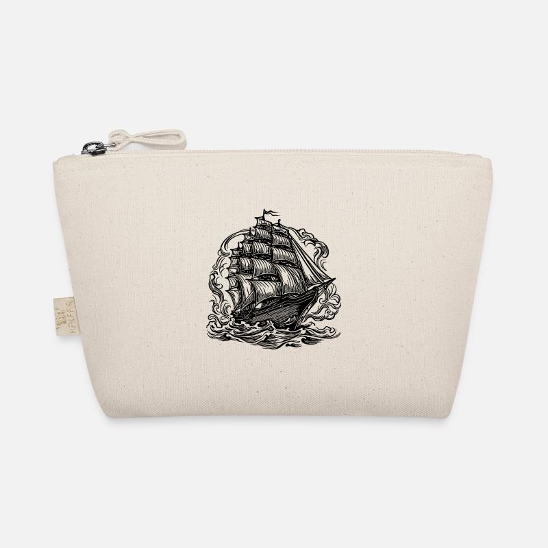 Altes Kreuzfahrtschiff Elegantes Segelschiff - Bio-Täschchen - Natur