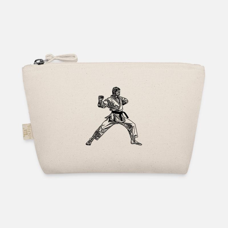 Karate Suit Tattoo Black Belt Fighting Style Organic Pouch