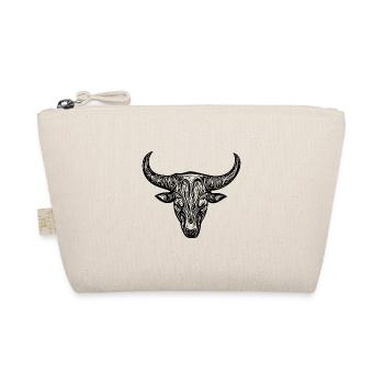 Stier Grill Logo Rinder Mythologie Style - Bio-Täschchen - Natur - Vorne