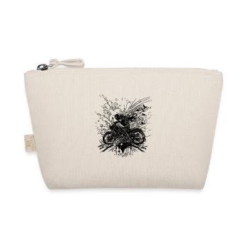 Gelände Motorrad Style Splash Biker - Bio-Täschchen - Natur - Vorne