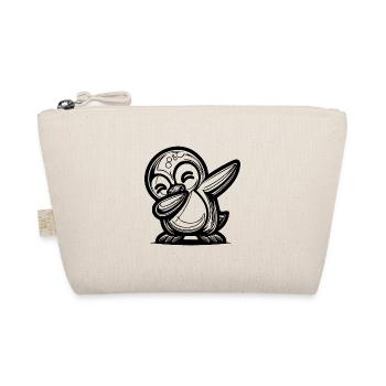 Süsser Pinguin Kleiner Dabbing Pinguin - Bio-Täschchen - Natur - Vorne