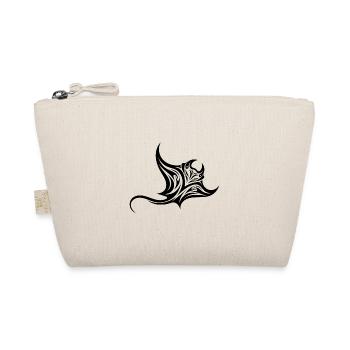 Tribal Tänzer Mantarochen Style Taucher Fan Tattoo - Bio-Täschchen - Natur - Vorne