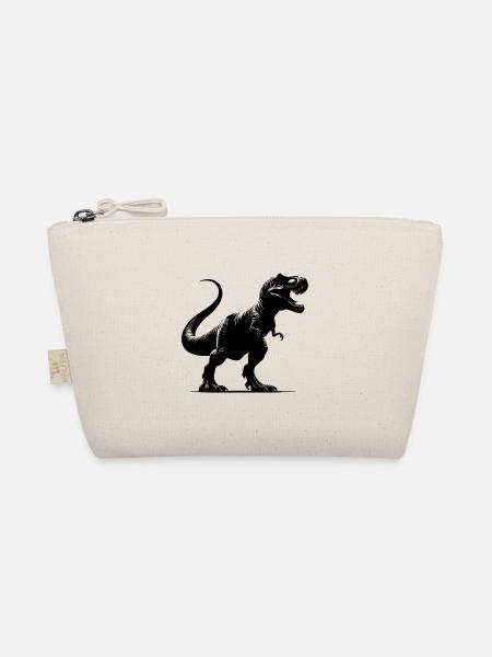 Gewaltiger T-Rex Dinosaurier - Tyrannosaurus Dino - Bio-Täschchen - Natur