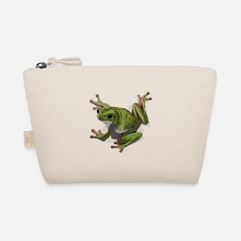 Weißer Laubfrosch - Bio-Täschchen - Natur