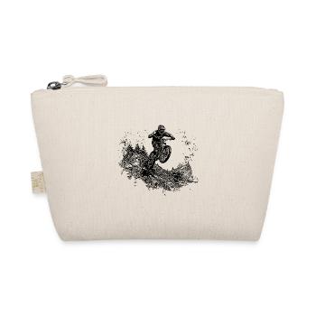 cycliste, vététiste, montagne, descente, saut - Trousse biologique - nature - Devant