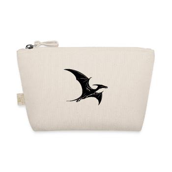 Dino Pteranodon Flying Dinosaur Pterosaur - Organic Pouch - nature - Front