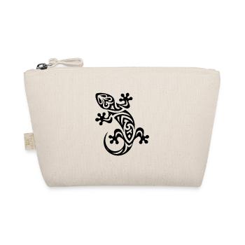 Petit gecko dans le style de tatouage tribal - Trousse biologique - nature - Devant