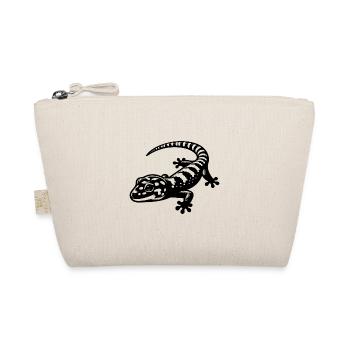 Gecko mignon dans le style de tatouage - Trousse biologique - nature - Devant