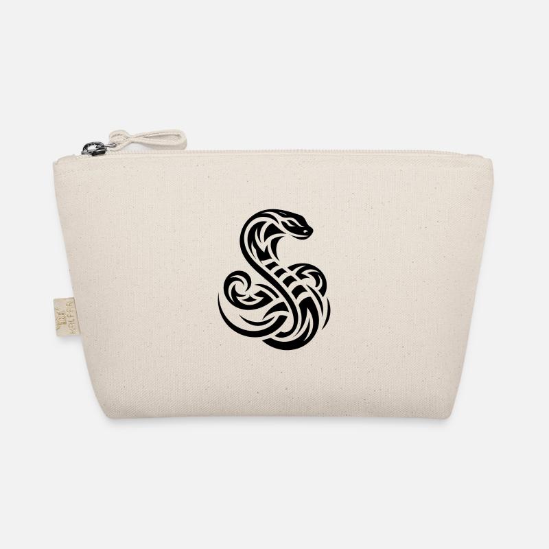 Giftiges Schlangen Tattoo Bio-Täschchen