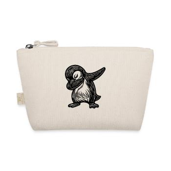 Mignon Pingouin mignon Petit pingouin dabbing - Trousse biologique - nature - Devant
