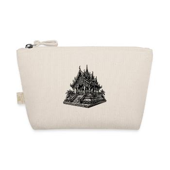 Exotic Pretty Thailand Temple - Organic Pouch - nature - Front