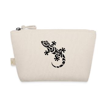 Mignon petit gecko dans le style de tatouage tribal - Trousse biologique - nature - Devant