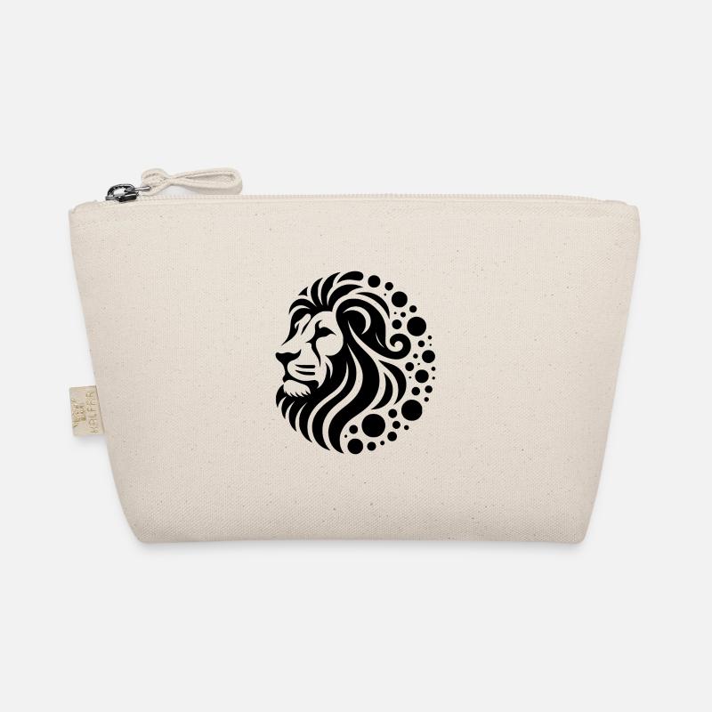 Stolzer Löwenkopf mit Mähne Bio-Täschchen