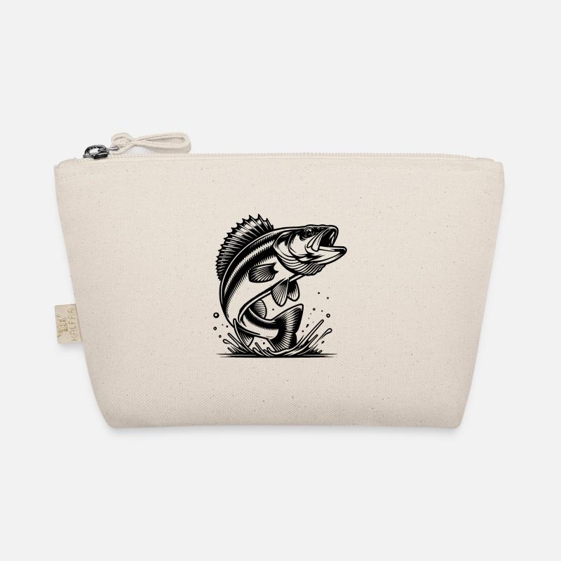 Elegant Jumping Zander Predator Organic Pouch