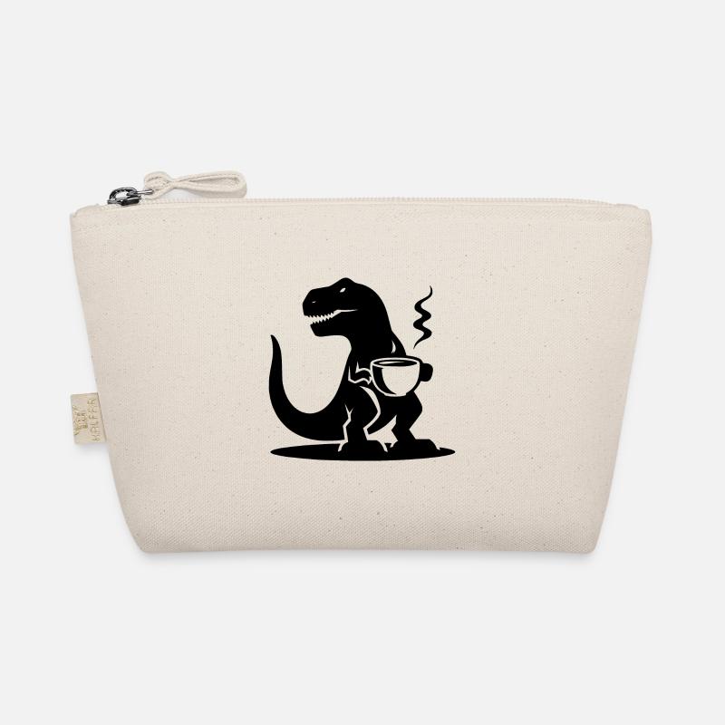 T-Rex avec tasse à café Evil Caffeine Dinosaur Trousse biologique