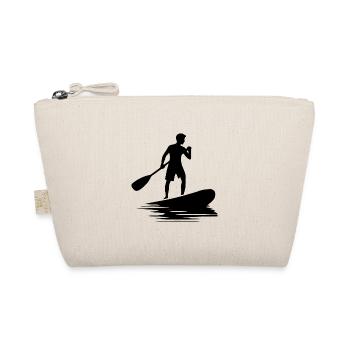 Stand Up Paddling und Brett Paddelausbildung - Bio-Täschchen - Natur - Vorne