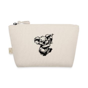 Australischer Kinder Koala Bleistift Zeichnung - Bio-Täschchen - Natur - Vorne
