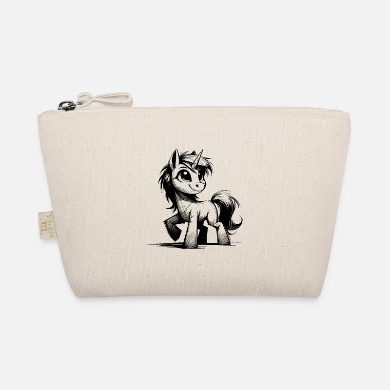 Magical Unicorn Magic Pencil Sketch Organic Pouch