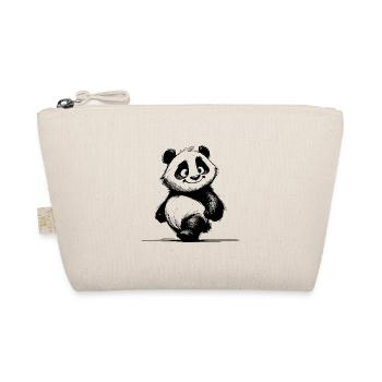 Panda Kids Baby Cuddly Bear - Organic Pouch - nature - Front