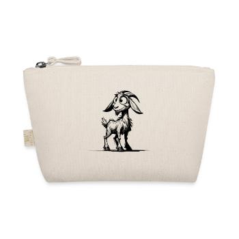 Chèvre Grands Yeux Souriant Chèvre Croquis - Trousse biologique - nature - Devant