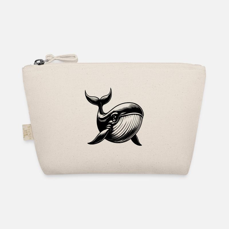 Bébé baleine bleue avec de grands yeux pour enfants Trousse biologique