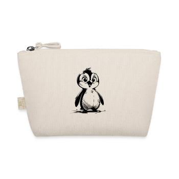 Pinguin Baby Zeichnung Cartoon Style Pinguine - Bio-Täschchen - Natur - Vorne