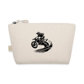 Hobby Motorsport Enduro Gelände Maschine - Bio-Täschchen - Natur - Vorne
