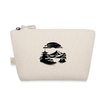 Asian Landscape Meditation Japan Design - Organic Pouch - nature - Front