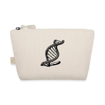 Curved DNA Necklace Extraordinary Necklaces - Organic Pouch - nature - Front