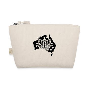 Happy Australischer Koala Kontinent Tattoo Sytyle - Bio-Täschchen - Natur - Vorne
