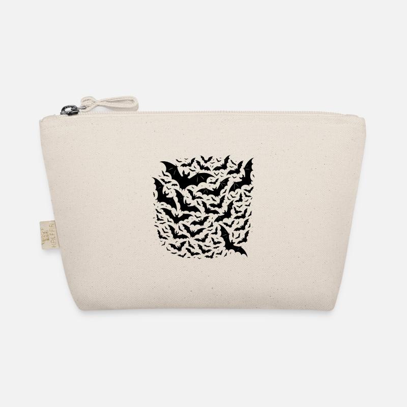 Wild flying bats as a night swarm Organic Pouch