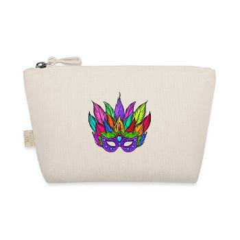 Karneval Fasching Masken - Bio-Täschchen - Natur - Vorne