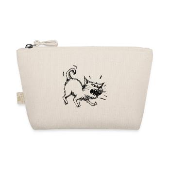 Angry cat dangerous kitten funny cat - Organic Pouch - nature - Front
