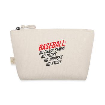 Baseball - Bio-Täschchen - Natur - Vorne