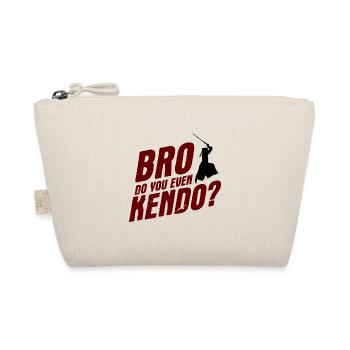 Japanischer Schwertkampf Kendo - Bio-Täschchen - Natur - Vorne