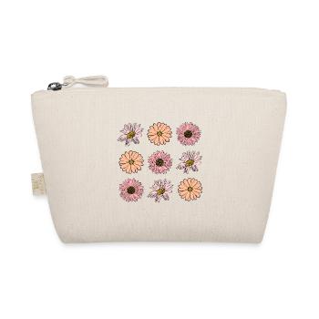 Flower pastel flower flowers pastel flowers lilac - Organic Pouch - nature - Front