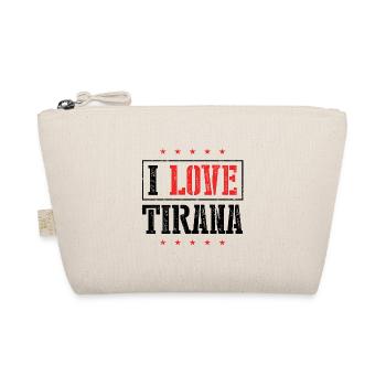 I Love Tirana - Bio-Täschchen - Natur - Vorne