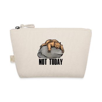 Bears Office Today Not Colleague Motivation Bear - Organic Pouch - nature - Front