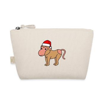 Singe singe Noël Noël - Trousse biologique - nature - Devant