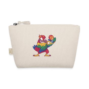Ping Pong Parrot Outfit Table Tennis Bird - Organic Pouch - nature - Front