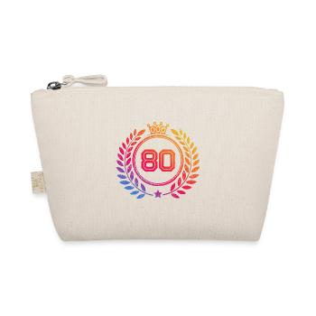 80 Number wreath - Organic Pouch - nature - Front