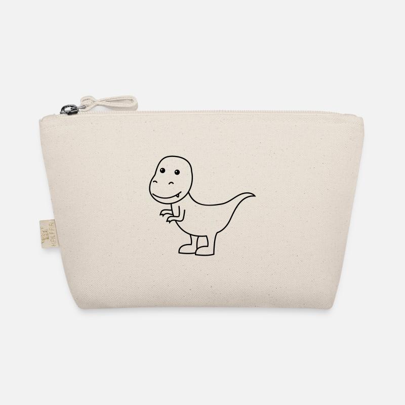 Dinosaur T-Rex Comic Organic Pouch