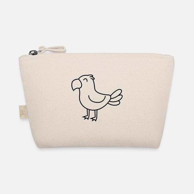 Parrot Comic Animal Organic Pouch