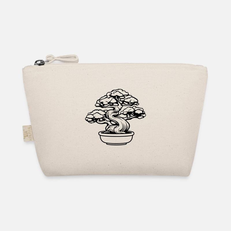 Bonsai Tree Symbol Organic Pouch