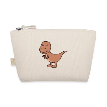 Dinosaur T-Rex Comic - Organic Pouch - nature - Front